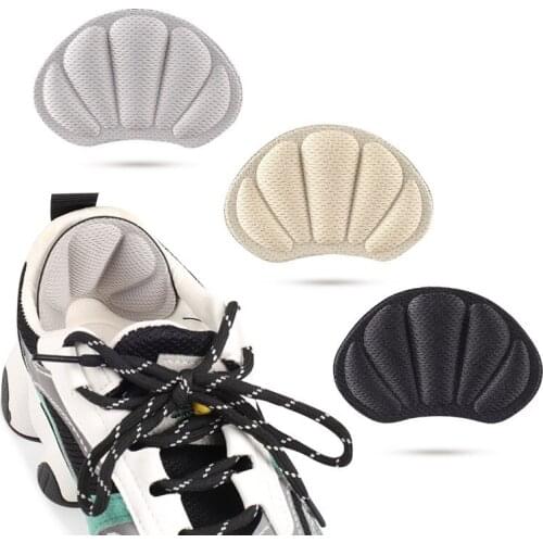 1 Pair Insert Sneakers Heel Stickers Comfortable Wear-resistant Anti-drop Heel Sticker Thicker Adjustable Half-size Pad Sticker