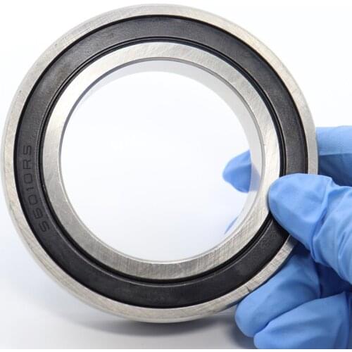 1PC S6010RS Bearing 50*80*16 mm ABEC-3 440C Stainless Steel S 6010RS Ball Bearings 6010 Stainless Steel Ball Bearing