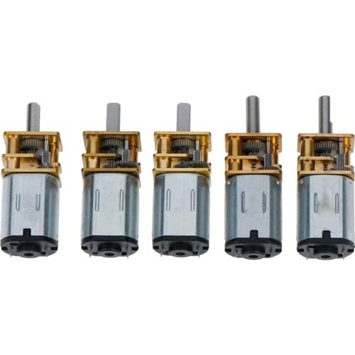 1PC DC 6V 12V Mini Micro Metal Gear Motor with Gearwheel DC Motors 20/30/50/100/200/300 RPM