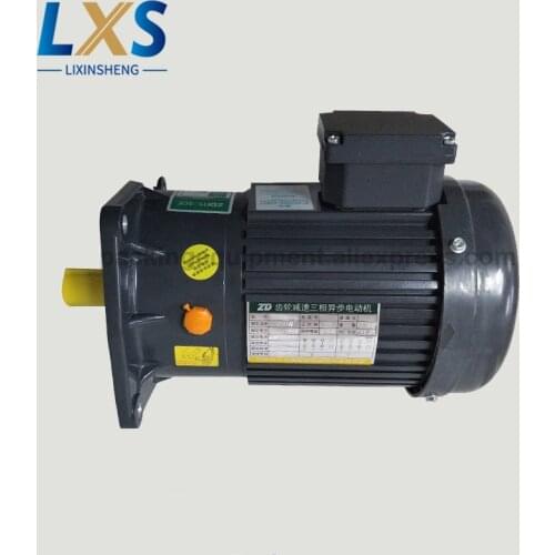 400W Horizontal ZV200-5-S-G1-LD Micro Gear Motor Three-phase Asynchronous Motor