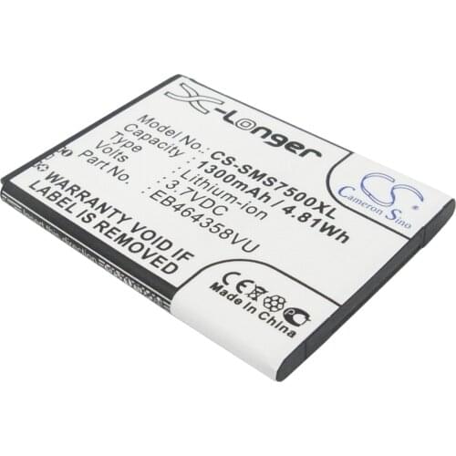 2021 Battery For AT&T EB464358VU Galaxy Appeal,SGH-I827 1300mAh / 4.81Wh