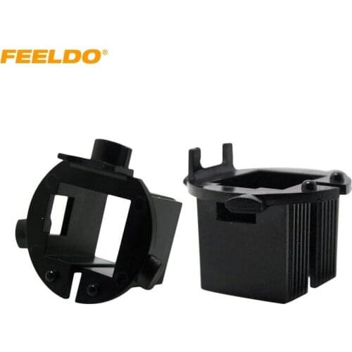 FEELDO 20PCS Car H7 HID Xenon Hi-Beam Installation Bulbs Socket Adapter For Hyundai New Santa Fe #CA1347