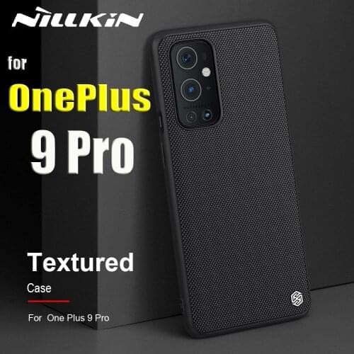 For OnePlus 9 Pro Case Casing Nillkin Textured Nylon Fiber Durable Non-slip Shockproof Back Cover on One Plus 9 Pro Capa Funda