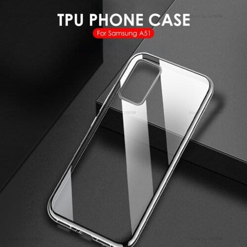 Funda de silicona TPU transparente ultrafina para Samsung Galaxy A51, funda para telefono Samsung Galaxy A51 A71 A 51 A71 2019