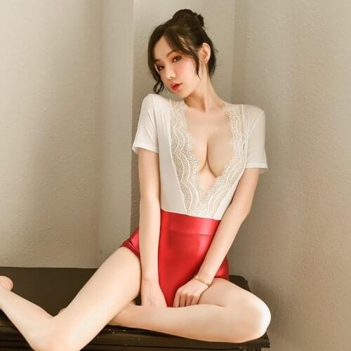 Nightclub Erotic Dress Couple Sex Games Flirting Costume Sexy Lace Secretary Uniform Role Play See through Cosplay Porn Costumes