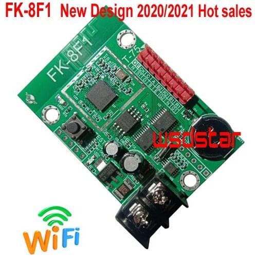 FK-8F1 WIFI LED controller card 1*HUB75E 192*64 Full color LED controller card