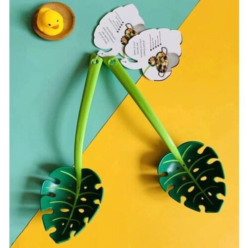 4/6PCS Jungle Spoon Long Handle Kitchen Strainer Basket Cooking Colander Kitchen Scoop Plastic Tableware Colander Kitchen Tools