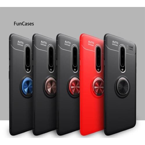 Metal Ring Bracket Soft TPU Cover For Oneplus 8 Aksesuar Mobile Case Phone Mobile sFor OnePlus estuche 1+8 Cell Phone Cases 1