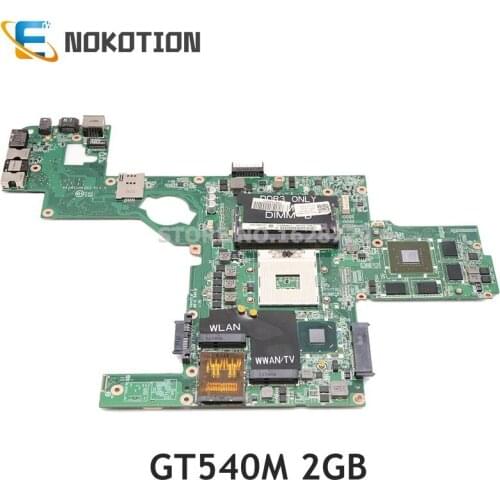 NOKOTION CN-0714WC 0714WC DAGM6CMB8D0 For Dell XPS L502X laptop motherboard HM67 DDR3 GT540M 2G graphicsc