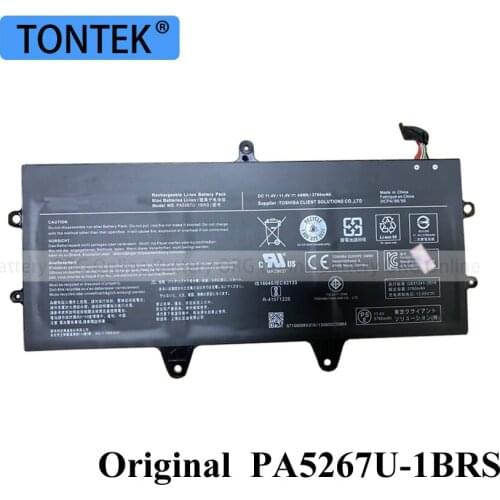 Genuine PA5267U-1BRS Laptop Battery For Toshiba Portege X20W X20W-D-10R 10Q X20W-D-11N X20W-E PA5267U 44Wh 11.4V Original Akku