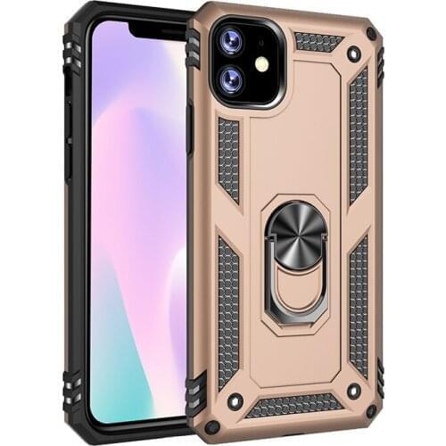 Shockproof Armor Magnetic Finger Ring Bracket Phone Case For iPhone Touch 8 7 6 5 5S 6S Plus 11 12 X XS XR PRO MAX SE 2020 Cover