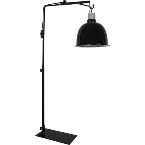 Reptile Lamp Stand Heating Lamp Holder Adjustable Telescopic Metal Floor Lamp Bracket for Succulent Lizard Tortoise Turtle