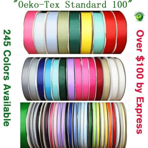Solid Color Grosgrain Ribbon 1/4" 6 MM 3/8" 10 MM 5/8" 16 MM 7/8" 22 MM 1" 25 MM 1.5 Inch 38 MM Free Shipping