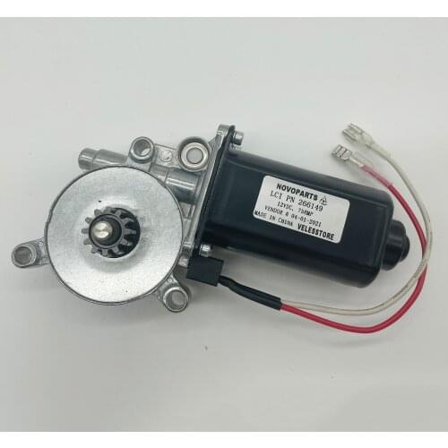 RV Motorhome Trailer Power Awning Replacement Motor Compatible with Lippert 266149, 12-volt DC, 75-RPM motor
