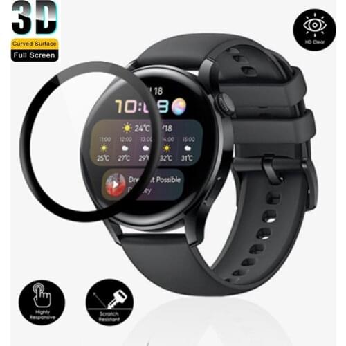 3D Curved Edge Protective Film for Huawei Watch 3 Full Coverage Soft Screen Protector Film