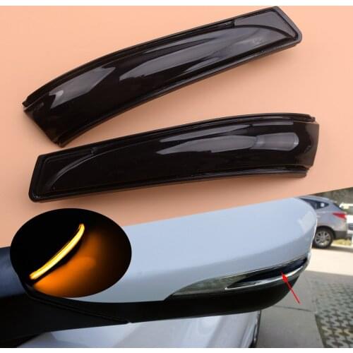 1 Pair Car LED Dynamic Side Rearview Mirror Turn Signal Light Fit For Hyundai Avante MK5 MD UD Veloster i30 GD Elantra 2011-2015