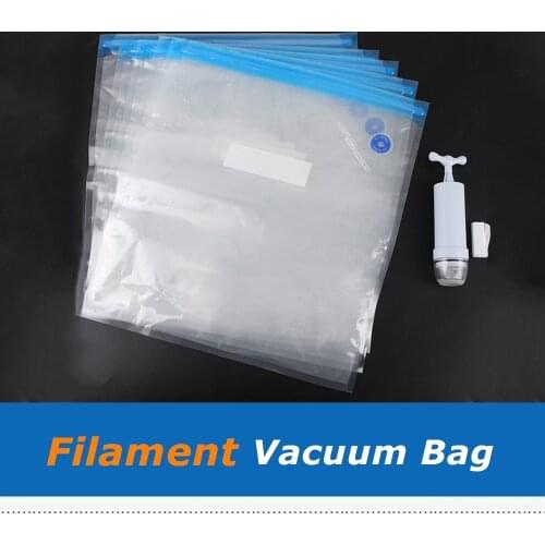 10 PCS/Lots Filament Storage Bag Filament Safekeeping Humidity Resistant Vacuum Sealing Bags For 3D Printing Filament Storage