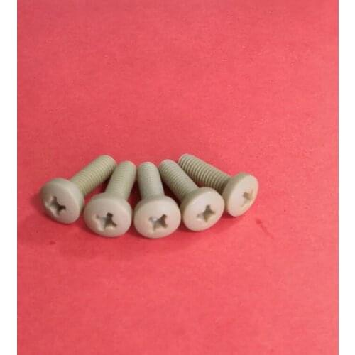 2pcs M4 Phillips PEEK round head screw cross pan head corrosion resistant high temperature acid base bolt 6mm-30mm length