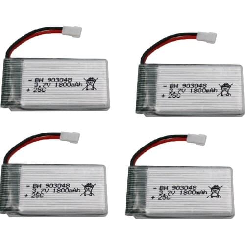 3.7V 1800mAh Lipo Battery For KY601S RC Quadcopter Toys Accessories Spare Parts lipo Battery 3.7v 1800 mah 903048 lipo batteries
