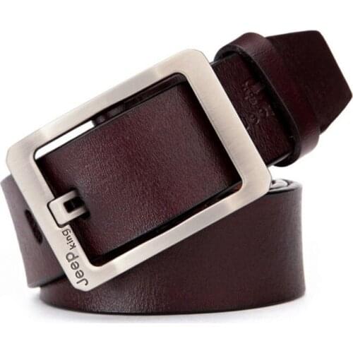 Brand Mens Genuine Leather Belt High Quality Fashion Genuine Leather Business Casual Belt Men Cowhide Belt Ceinture Homme AFJP4