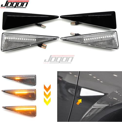 For Renault Avantime Espace MK4 Megane MK2 CC Scenic Vel Satis Wind Led Dynamic Turn Signal Light Side Marker Fender Indicator