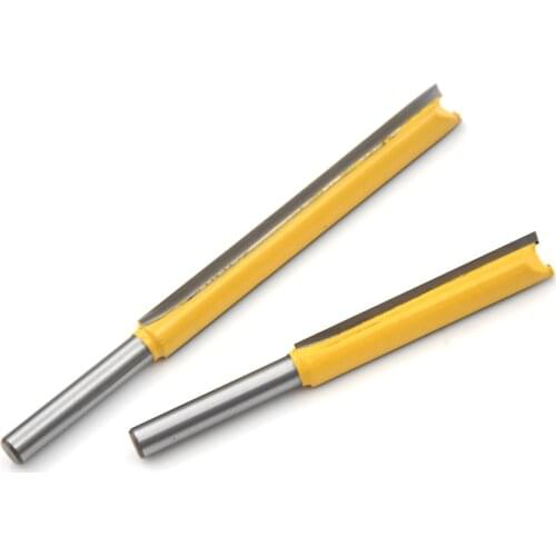 1pcs Flush Trim Router Bit Extra Long Flush Trim Router Bit - 1/4" Shank Trimming 50/76mm Tool