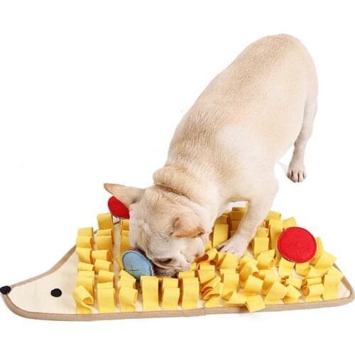 Dog Sniffing Mat Nose Training Snuffle Pad Pet Feeding Training Mat Slow Feeding Mat Puppy Sniff Slow Food Flowers Smell Pads