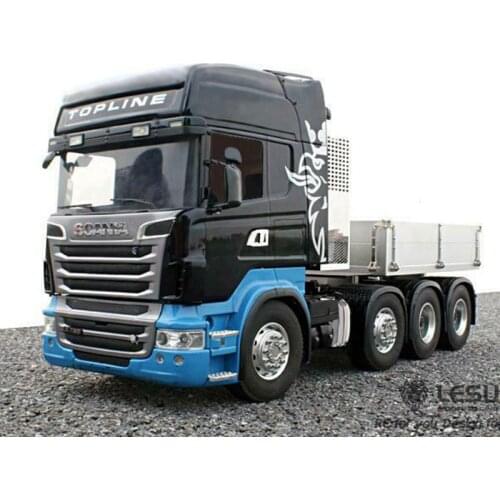 RC LESU 1/14 8*8 Metal Chassis Bucket Hercules Cabin R730 Front Face Sca Truck THZH0388-SMT3