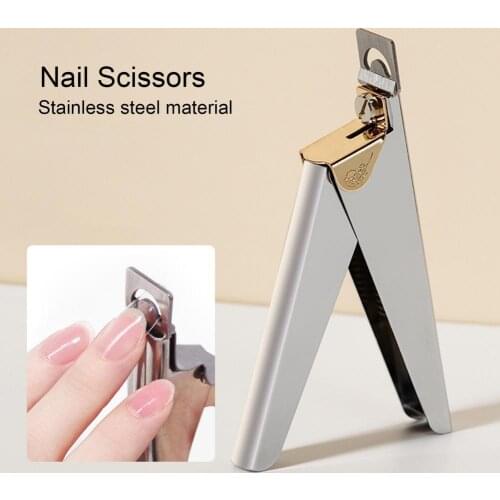 Nail Clipper UV Gel False Nail Tips Trimmer Clipper Edge Cutter Nail Art Manicure U Rainbow DIY Manicure Tool Nail Edge Cutters