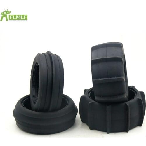 Desert Sand Front or Rear Tires Skin Set Without Inner Foam Fit for 1/5 HPI ROFUN ROVAN KM BAJA 5B SS RC CAR Toys PARTS