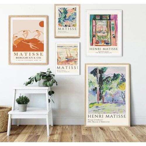 Wall Artwork Modular Henri Matisse Poster Home Decor Print Abstract Landscape Picture Canvas Painting For Living Room No Framed
