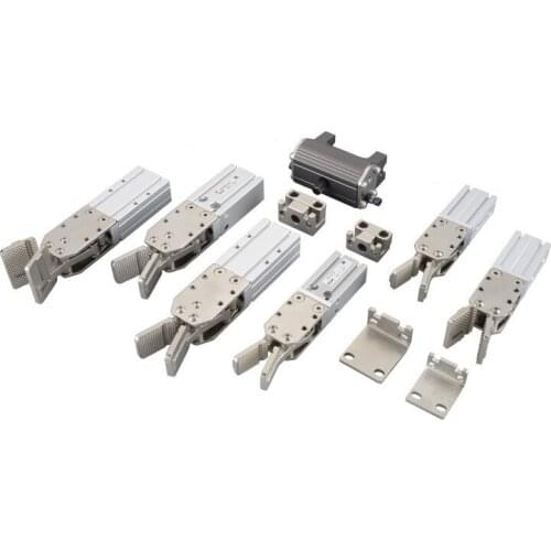 Pneumatic jig of Skywalk manipulator single double moving head nozzle clamp 2015 / 1615 rotating 90 degree claw rotary cylinde