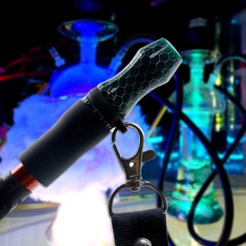 Snake Pattern Resin Silicone Hookah Waterpipe Reusable Hookah Hanging Neck Portable Waterpipe