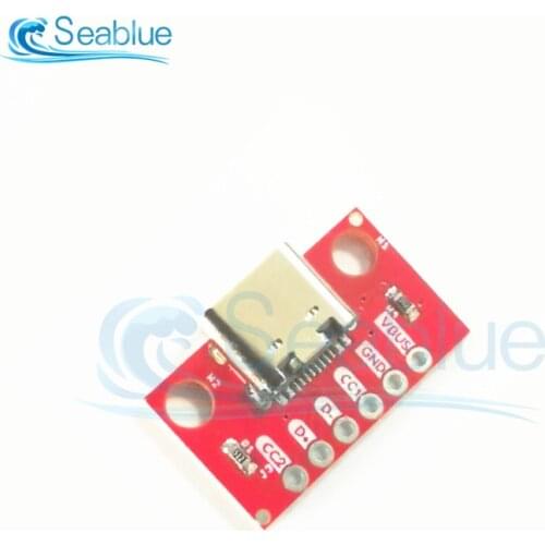 TYPE-C Female Test Board USB3.1 16P To 2.54 High Current Power Adapter Board Module