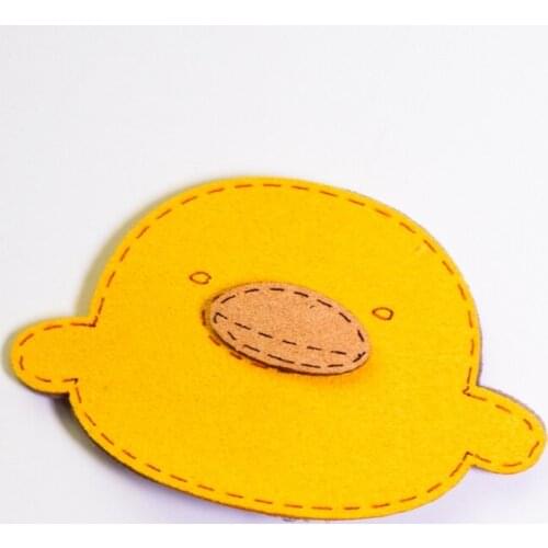 K92C Baby Girls Cartoon Hair Clips Little Yellow Duck Cute Hair Hairpins for Toddlers Girl Hair Deco Accessories Clip
