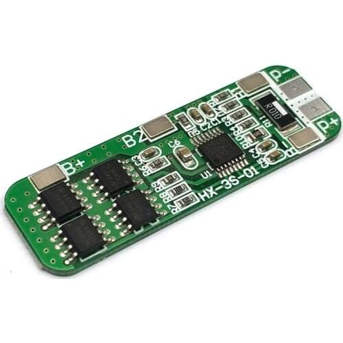 3S 10A 12V Lithium Battery Charger Protection Board Module For 3pcs 18650 Lipo Li-ion Battery Cell Charging BMS 11.1V 12.6V