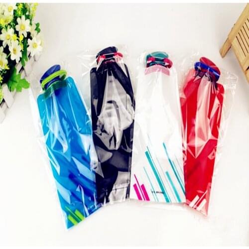 2018 Sports outdoor mini folding water bag Travel hiking portable TPU water bottle