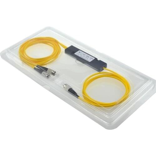 5 PCS FC UPC 1X8 PLC Singlemode Fiber Optical splitter FTTH PLC ABS type FC FBT PLC optical fiber splitter