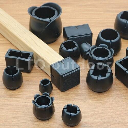 8/16PCS Silicone Table Chair Leg Mat Non-slip Table Chair Leg Caps Foot Protection Bottom Cover Pads Wood Floor Protectors