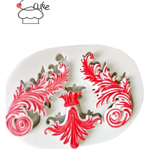 Aouke European style Totem Shaped Decorating Molds Cake Silicone Mold Sugarpaste Candy Chocolate Gumpaste Clay Mould J152