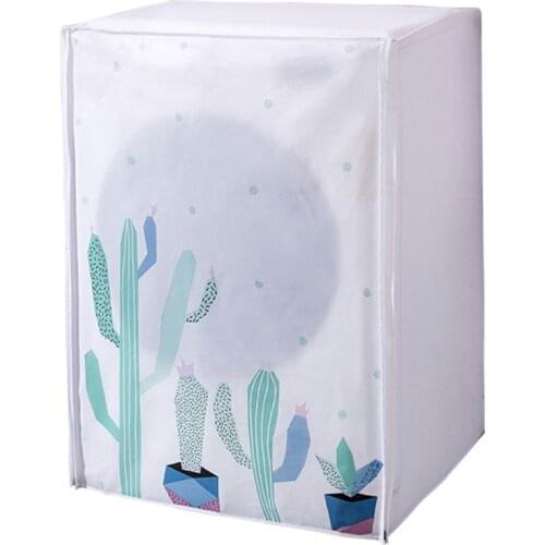 Washing Machine Cover Sunscreen Dustproof Cover For Front Load Washer Protection For Home Laundry Dust Proof And Anti-aging