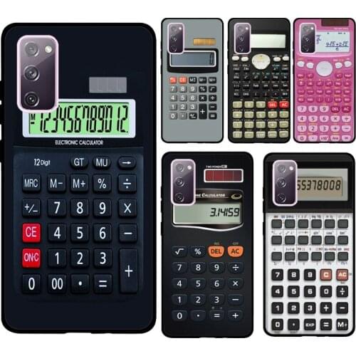 Retro Calculator Soft Case For Samsung Galaxy S21 Ultra S20 FE Note 20 Note 10 Plus S8 S9 S10 Phone Cover