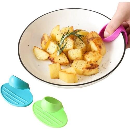 Kitchen Silicone Finger Sets Mini Insulation Hand Clip Multi-function Pot Clip Silicone Gloves Microwave Anti-Hot Finger