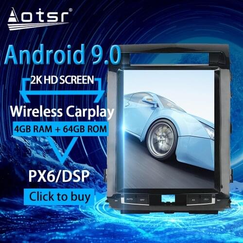 For TOYOTA Land Cruiser LC200 Android Radio tape recorder 2008 - 2015 Car Multimedia Player Stereo head unit Tesla Navi No 2din