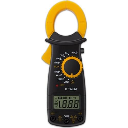 ANENG DT3266F Clamp Type Multimeter Ammeter Voltmeter Digital Clamp Meter With Buzzer 1999 Auto Polarity Display