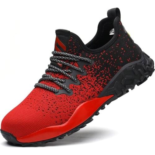 Mens Steel Toe Cap Protective Work Boots Shoes Outdoor Anti Smashing Safety Shoes Men Puncture Proof Designer Sneakers