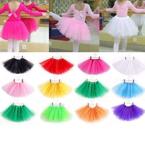 Baby Girls Clothes Tutu Skirt Kids Cute Fluffy Tulle Pettiskirt Ballet Dance Skirts Princess Party Costume for Children girl