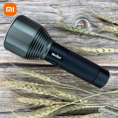 Original XIAOMI Nextool Rechargeable Flashlight 164x34x59mm 2000LM 380M IPX7 Waterproof Type-C Seaching Torch For Camping Mi