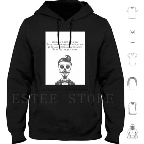 Quote Hoodie Long Sleeve Brkh Tim Burton Bride Corpse Vaus Wedding Skull Death Funny Halloween