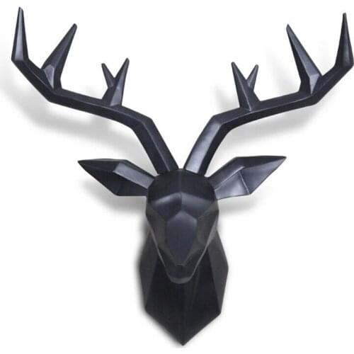 Deer head decoration wall hanging Nordic style animal head living room dining room clothing store wall wall decoration pendant